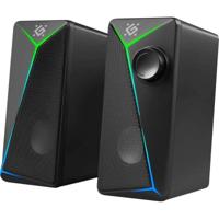 PC Speakers 2.0 DEFENDER J5 2.0 6W LED USB black - thumbnail