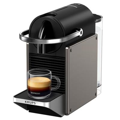 Krups Nespresso XN306T Pixie Koffiecupmachine - Titan