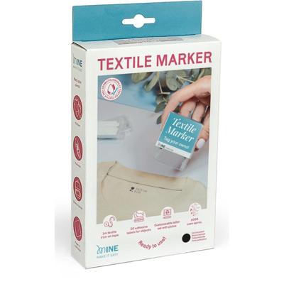 MINE STAMP stempel voor kleding en boeken effen wit