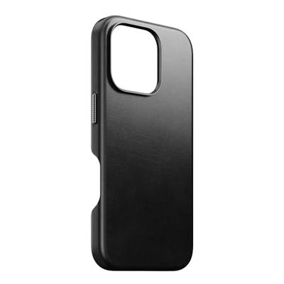Nomad Traditional Horween lederen hoesje iPhone 16 Pro - Black Nomad Traditional Horween lederen hoesje iPhone 16 Pro - Black