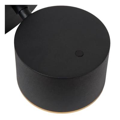 Lucide GIAN - Wandlamp - LED Dimb. - 1x9W 2700K - Zwart