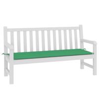 VidaXL Tuinbankkussen 150x50x3 cm oxford stof groen - thumbnail