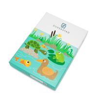 ZILVERSTAD - Kinderartikelen - Kinderbestek 4-dlg Vijverdieren - thumbnail