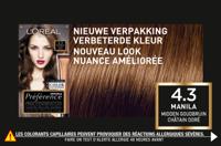L’Oréal Paris Préférence 4.3 - Manille Midden Goudbruin - Haarverf met Color extender - thumbnail