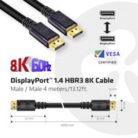CLUB3D DisplayPort 1.4 HBR3 8K Kabel M/M 4meter - [CAC-1069B] - thumbnail
