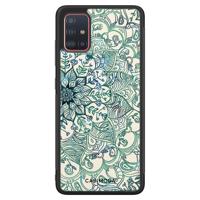 Samsung Galaxy A51 hoesje - Mandala blauw - thumbnail