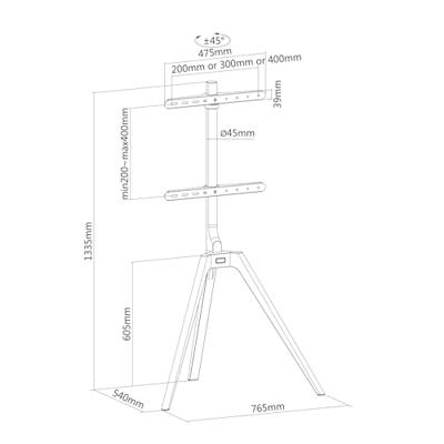 TV houder TM Electron 45"-65" 40 kg TV houder TM Electron 45"-65" 40 kg