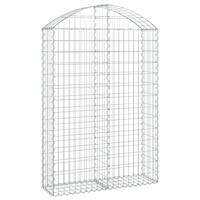 Schanskorf gewelfd 100x30x140/160 cm gegalvaniseerd ijzer - thumbnail