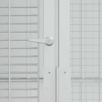 Vogelkooi Antraciet 215 x 310 x 247 cm Gegalvaniseerd staal - thumbnail