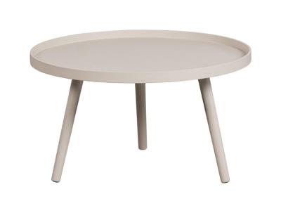 WOOOD Ronde Bijzettafel 'Mesa' Ø60cm, kleur Zand