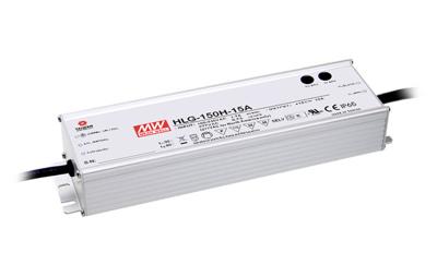 MEAN WELL HLG-150H-24B LED-driver, LED-transformator Constante spanning, Constante stroomsterkte 150 W 6.3 A 12 - 24 V/DC Dimbaar, PFC-schakeling,