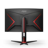 AOC Gaming CQ27G2U 80 cm (27 inch) gebogen monitor (QHD, HDMI, DisplayPort, Free-Sync, 1 ms reactietijd, 144 Hz, 2560x1440) zwart/rood - thumbnail