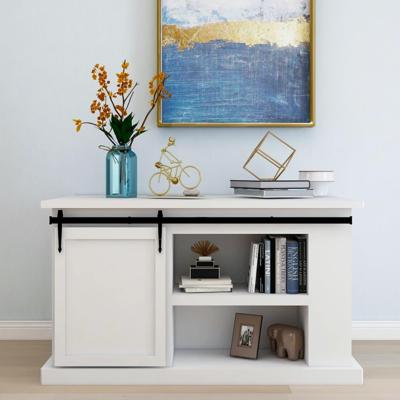 VidaXL Ophangset voor minischuifdeur 152 cm koolstofstaal