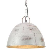 VidaXL Hanglamp industrieel vintage rond 25 w e27 31 cm zilverkleurig - thumbnail