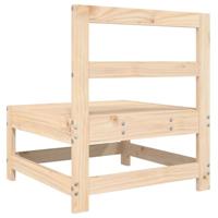 Tuinmiddenbanken 2 st massief grenenhout - thumbnail