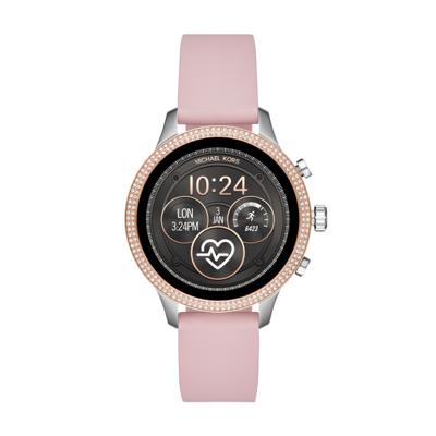 Horlogeband Michael Kors MKT5055 Silicoon Roze 18mm
