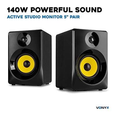 Vonyx SMN50B actieve studiomonitors (2 stuks)