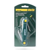 Set van torxsleutels Mota LR81 Zakmes T6-T7-T8-T9-T10-T15-T20-T25 - thumbnail