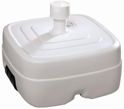 Parasolvoet kunststof vulbaar 50 liter wit Parasolvoet kunststof vulbaar 50 liter wit