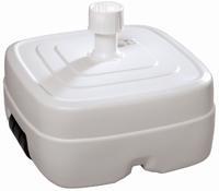 Parasolvoet kunststof vulbaar 50 liter wit - thumbnail