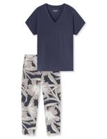 Schiesser Schiesser Pyjamas 3/4 graphite 182540 44/XXL - thumbnail