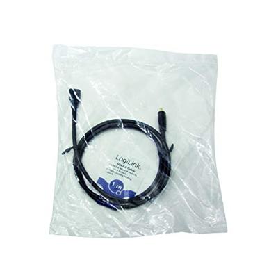 LogiLink CU0121 USB-kabel USB 2.0 USB-micro-B stekker, USB-micro-B bus 1.00 m Zwart