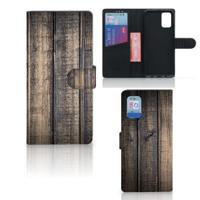 Samsung Galaxy A02s | M02s | Book Style Case | Steigerhout - thumbnail