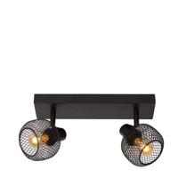 Lucide MAREN - Plafondspot - 2xE14 - Zwart - thumbnail