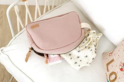 BEABA, Poederroze canvas babytoilettas