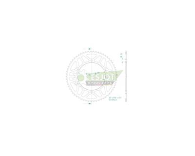 ESJOT Chain wheel 428 61z steel black