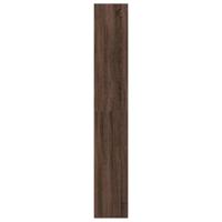 Boekenkast 40x30x189 cm bewerkt hout bruin eikenkleurig - thumbnail