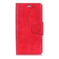 Shop4 - Samsung Galaxy A7 (2018) Hoesje - Wallet Case Cabello Rood - thumbnail