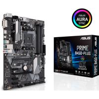 Asus Prime B450-Plus Moederbord Socket AMD AM4 Vormfactor ATX Moederbord chipset AMD® B450 - thumbnail