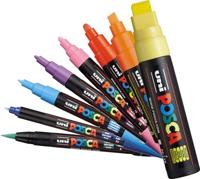 Uni-Posca Posca marker, afm pc-1m, lijndikte 0,7 mm, extra-fijn, lichtblauw, 1 stuk - thumbnail
