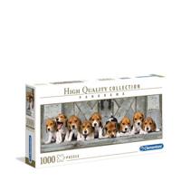 Clementoni panorama puzzel beagles, 1000st. - thumbnail