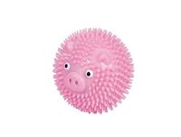 Nobby TPR Pig Spiky Ball, 6,5 cm, Roze - thumbnail
