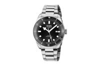 Gevril Men&apos;s Yorkville Automatic Stainless Steel Bracelet Black 48600 Heren Horloge - thumbnail