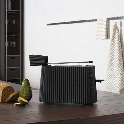 Alessi Tostiklemmen voor Broodrooster Plissé - Zwart - Michele de Lucchi - MDL08RA B