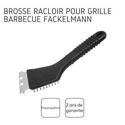 Fackelmann BBQ barbecue reiniger zwart