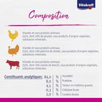 Vitakraft Poésie Délice met vlees natvoer kat multipack (6 x 85 g) 1 verpakking (6 x 85 g) - thumbnail