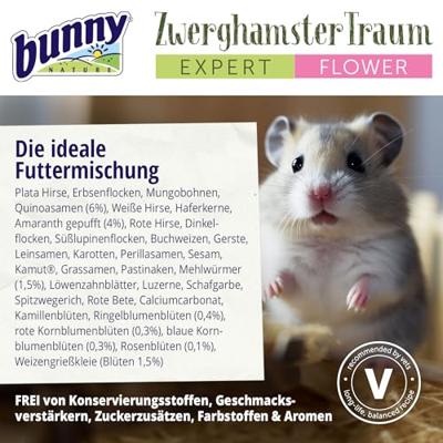 BUNNY NATURE DWERGHAMSTERDROOM EXPERT FLOWER