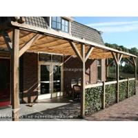 Complete Nesling pergola Wall 2 sand - 200 x 500 cm - thumbnail
