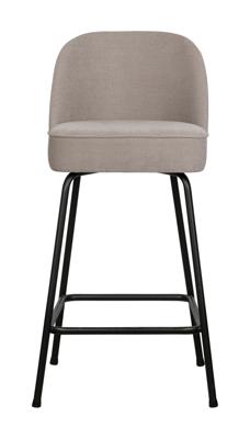 WOOOD Barkruk 'Vogue' Woven, kleur Zand (zithoogte 65cm)