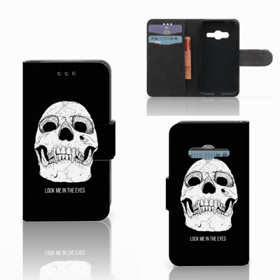 Telefoonhoesje met Naam Samsung Galaxy Trend 2 Skull Eyes Telefoonhoesje met Naam Samsung Galaxy Trend 2 Skull Eyes