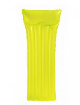 Intex luchtbed Neon Frost 183 x 76 cm geel