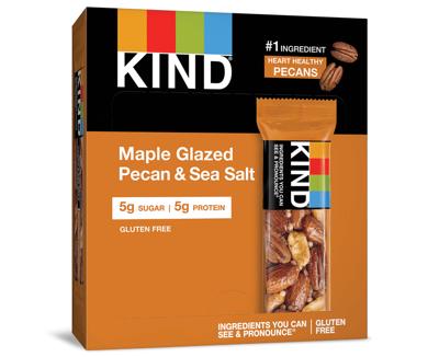 BE-KIND single maple glazed pecan seasalt (12x 40gr)