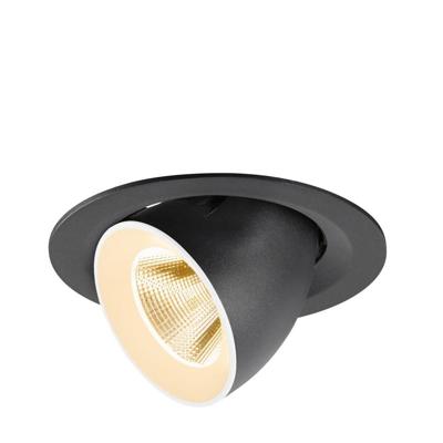 SLV InbouwspotNuminos Gimble M zwart/wit 2700K - 20gr - 1009542