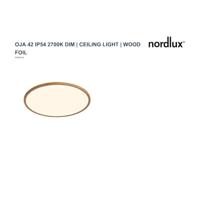 Nordlux PlafonniereOja hout Ø 42,4cm - 2700K - 24W - 50056104 - thumbnail