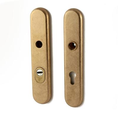 Hardbrass Kira SKG3 veiligheidsschilden kerntrekbeveiliging PC72 - messing getrommeld Hardbrass Kira SKG3 veiligheidsschilden kerntrekbeveiliging PC72 - messing getrommeld