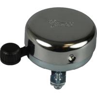 Widek bel gouden leeuw chroom staal (met pvc klepel) - thumbnail